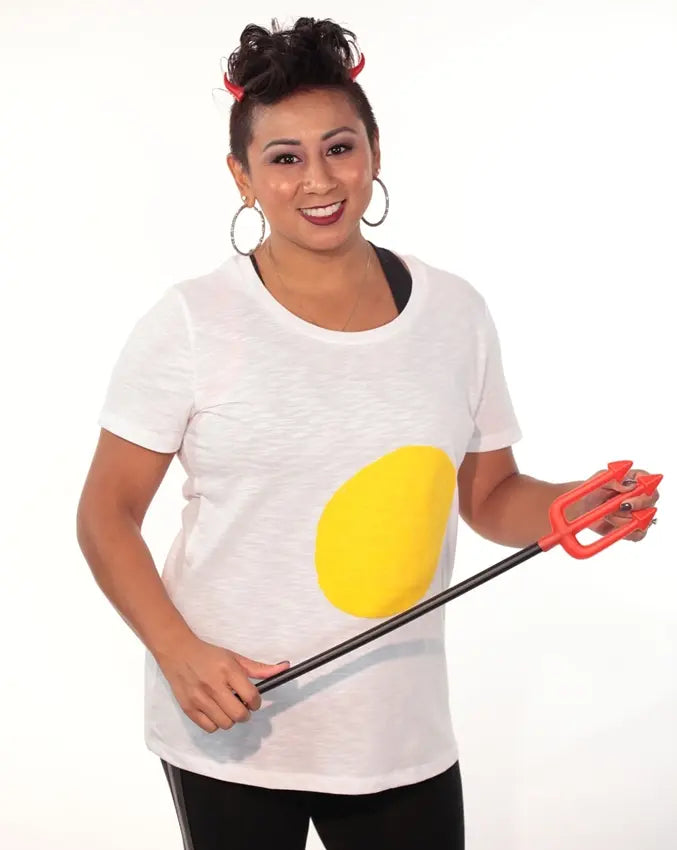 Last-Minute T-shirt Costume DIYs Deviled Egg