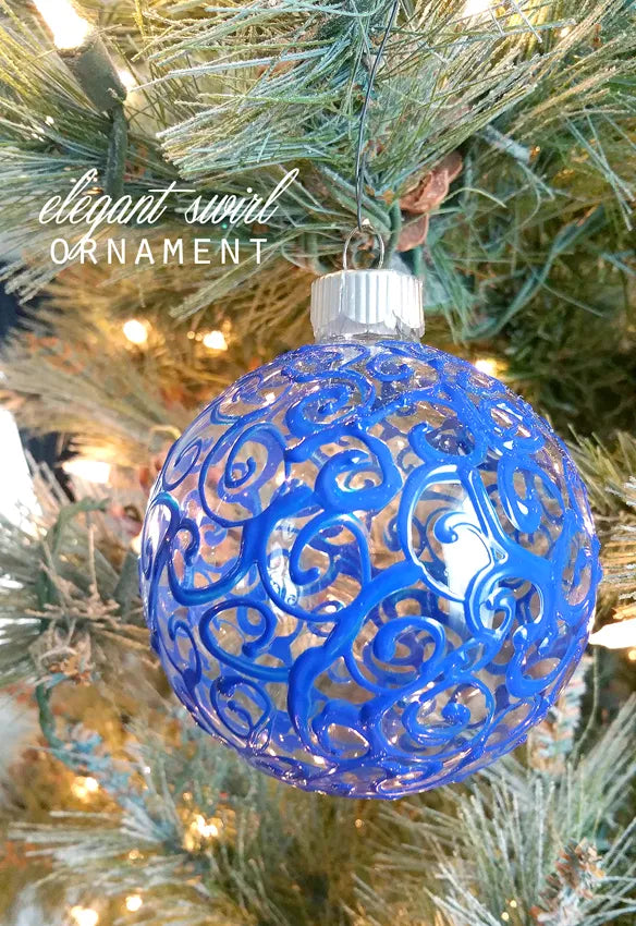Elegant Swirl Ornaments