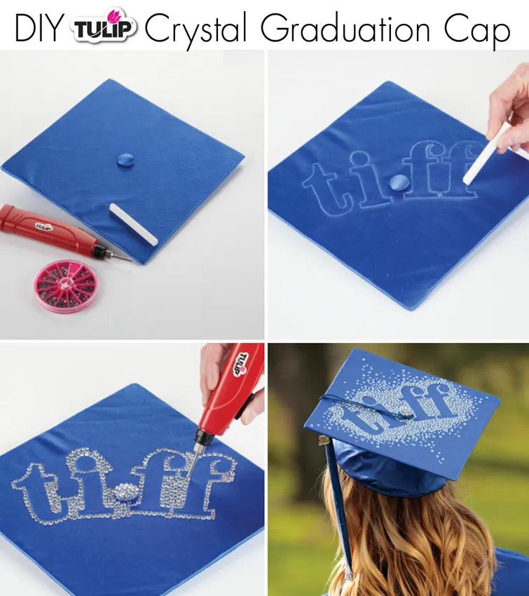 DIY Grad Caps with Tulip