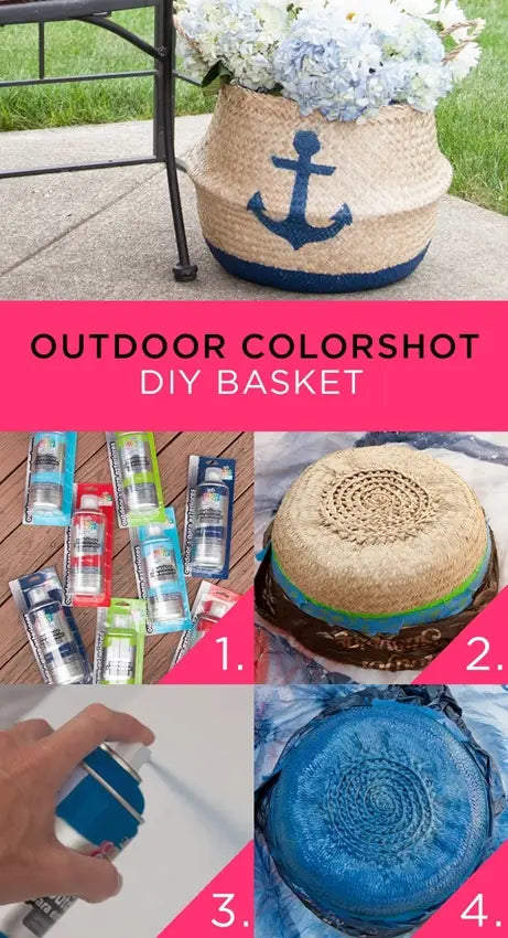 Outdoor Colorshot DIY Basket