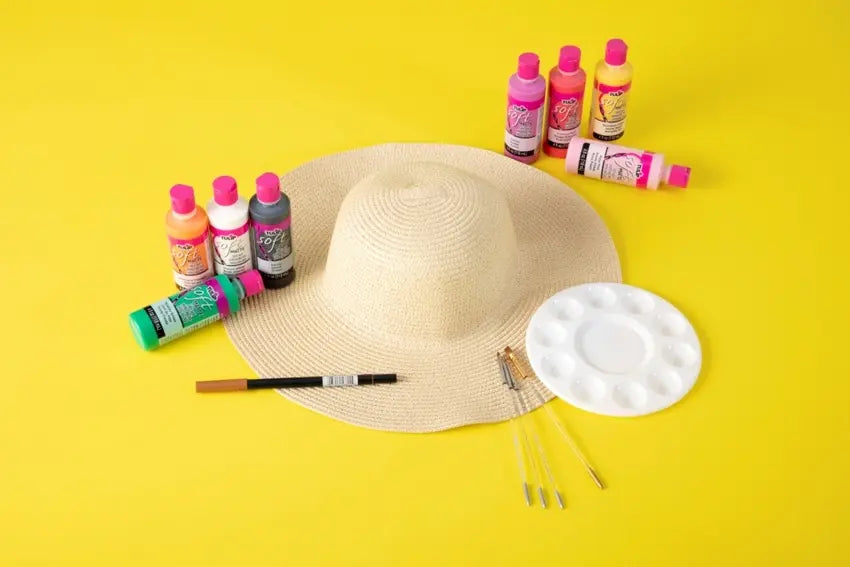 Easy Painted Summer Sun Hat