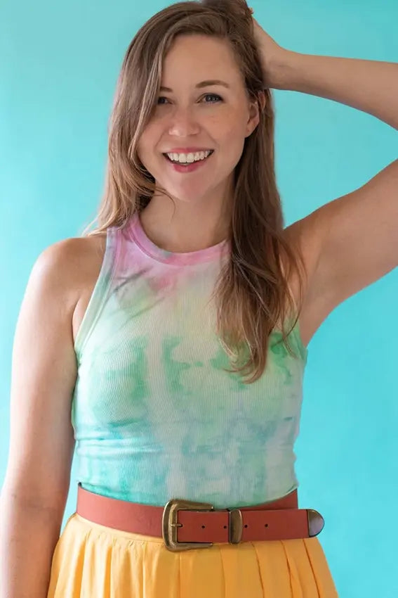 DIY Tie Dye With Fabric Paint