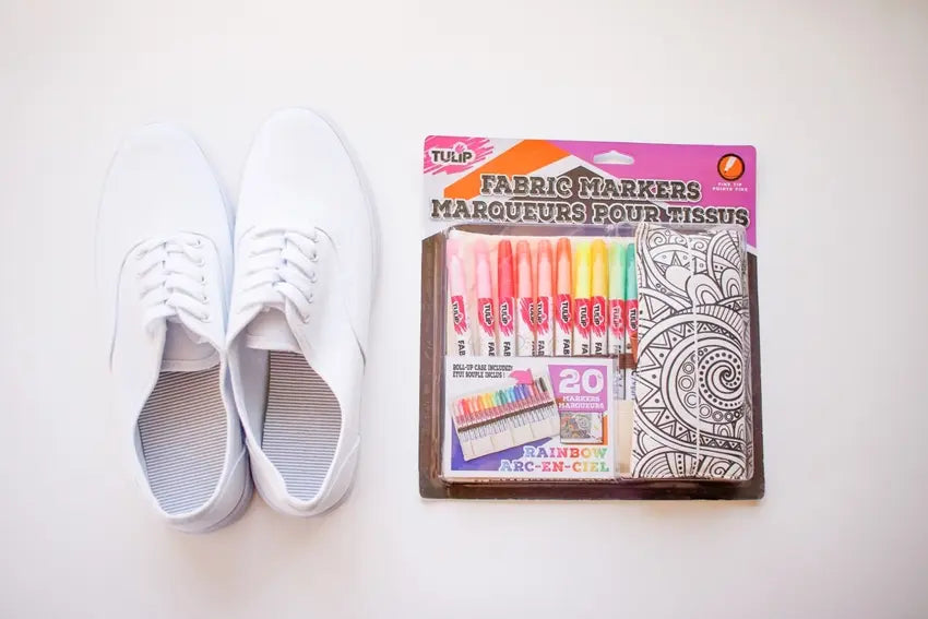 90s Fashion Inspiration DIY Favorite TV Show Shoes – first practice designs on scratch paper