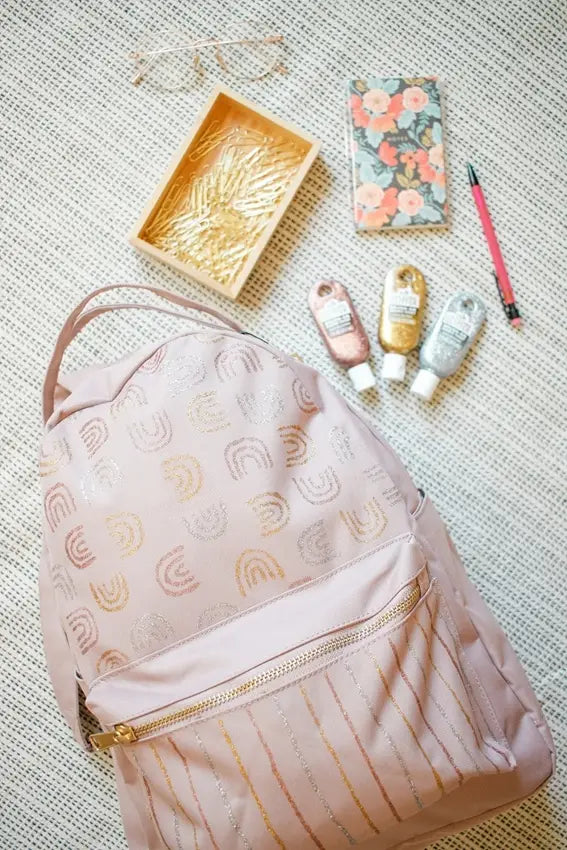 How to Decorate a Backpack with Tulip Dazzling Glitter Paint