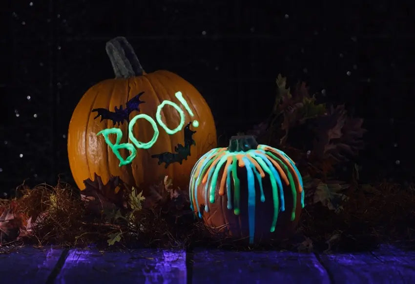 Glow-in-the-Dark Halloween Pumpkins