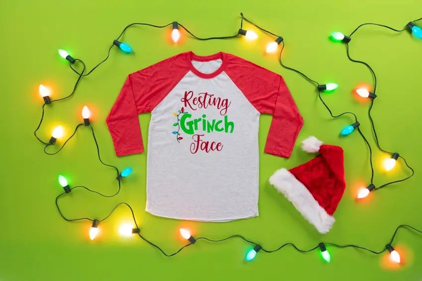 DIY Resting Grinch Face Tee