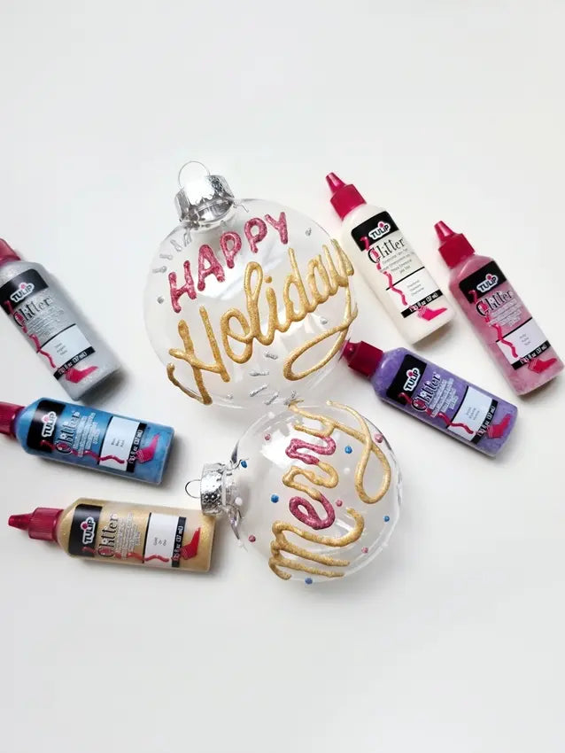 Custom Dimensional Paint Holiday Ornaments