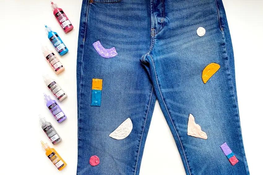 How To Paint Jeans with Dimensional Paint