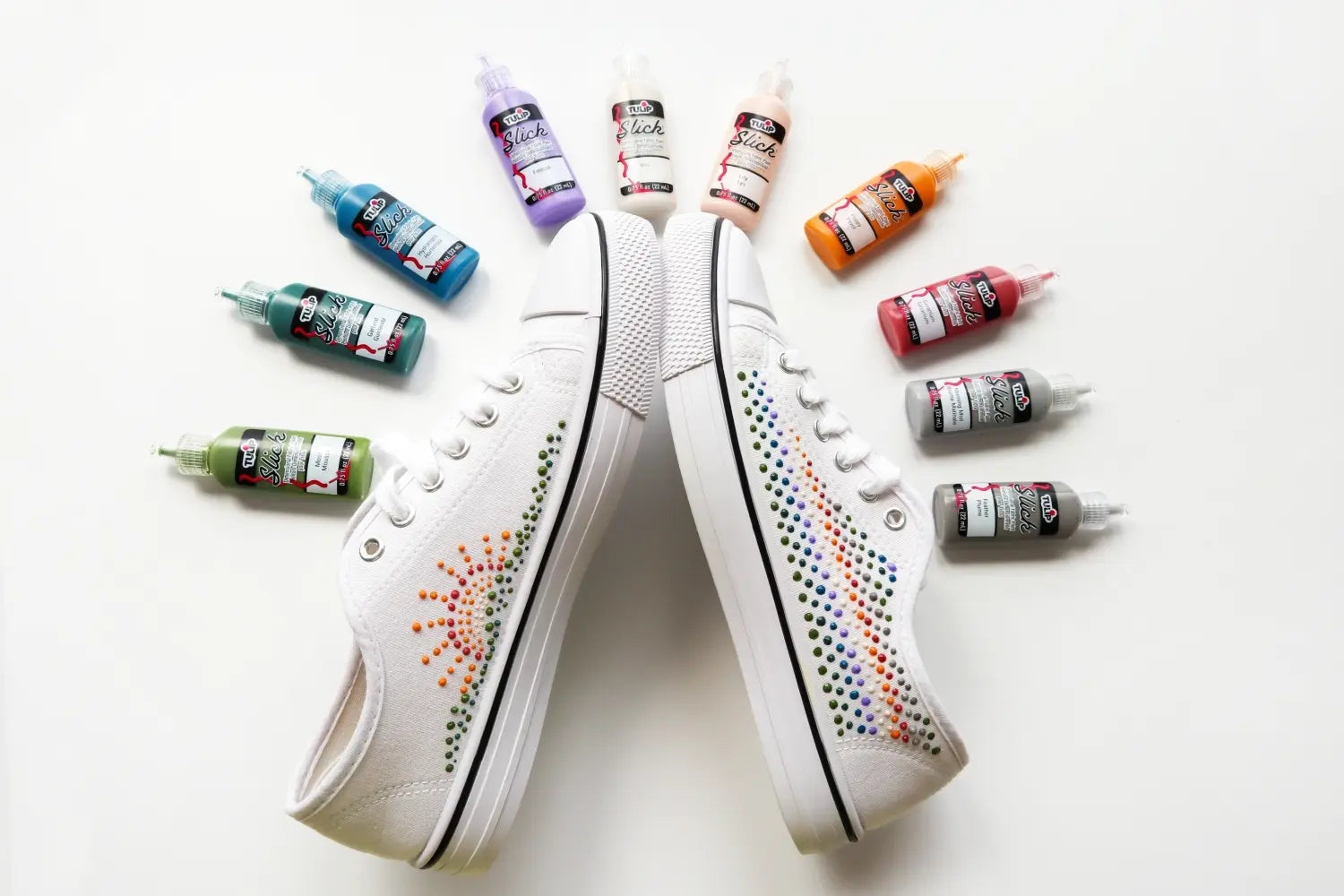 Dot Art Dimensional Paint Shoes