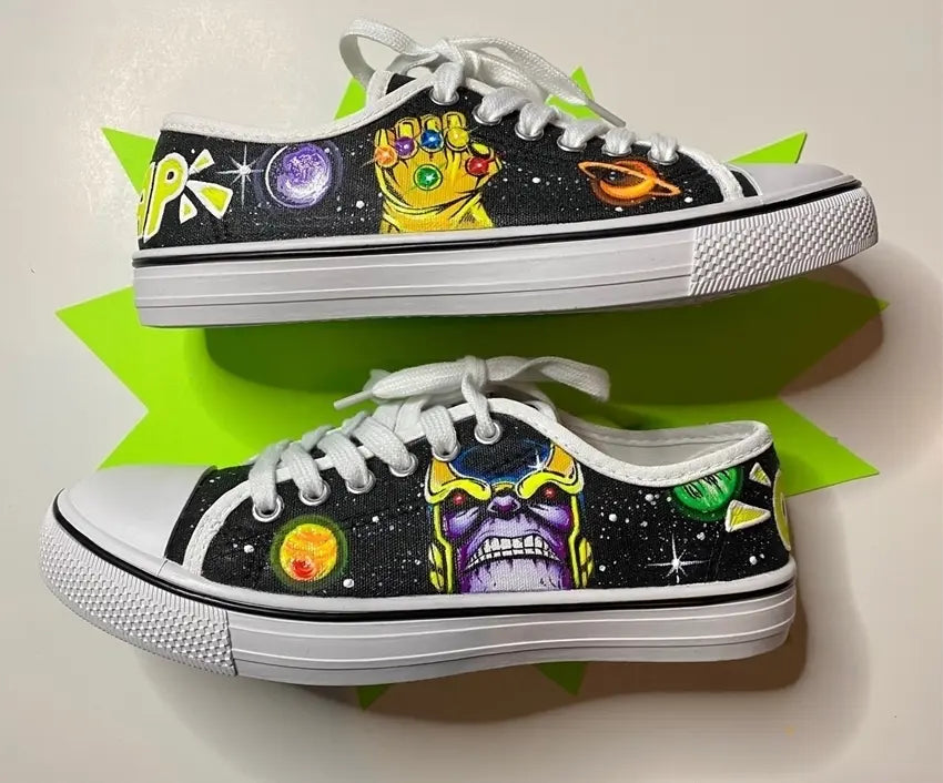 Superhero Painted Shoes