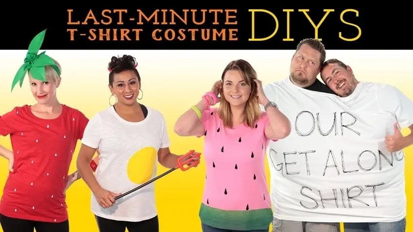 Last-Minute T-shirt Costumes