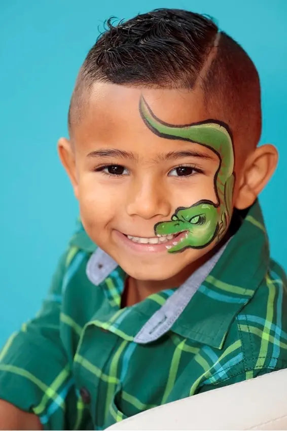 Crocodile Face Paint Idea