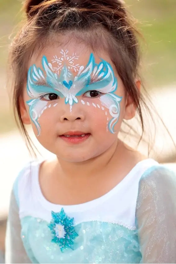 Easter face painting ideas for kids: fluffy yellow chick