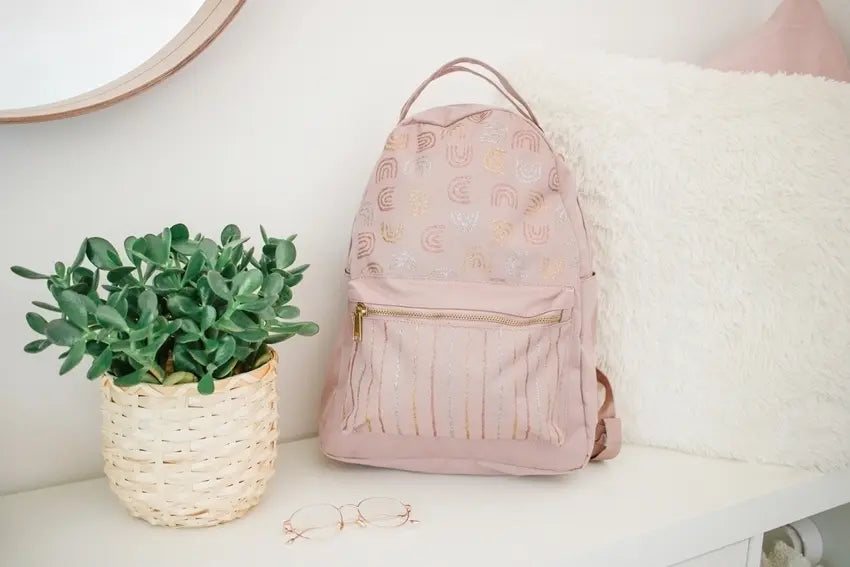 Dazzling Glitter Painted Backpack