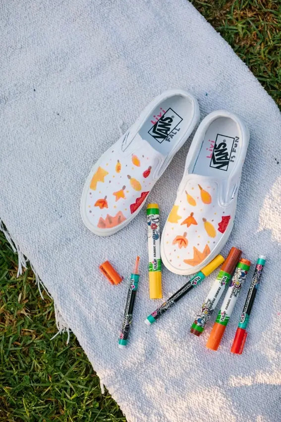 Design Your Own Superhero Shoes with Fabric Paint – Tulip Color Crafts