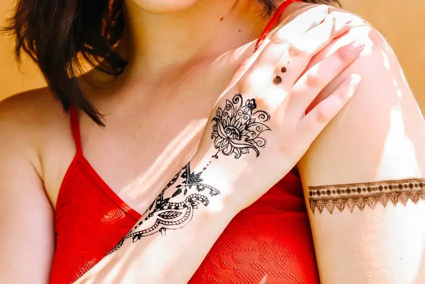 Black and Brown Henna Designs
