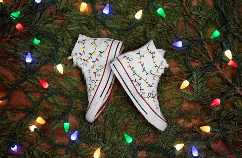 Christmas Lights Sneakers