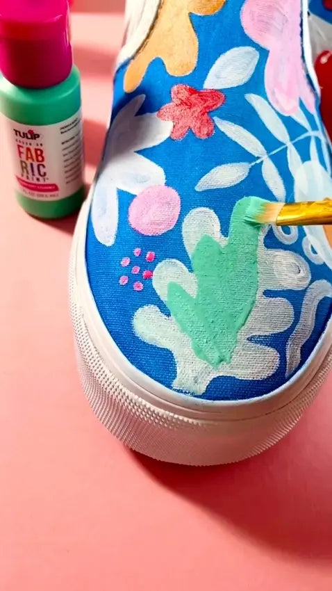 Design Your Own Superhero Shoes with Fabric Paint – Tulip Color Crafts