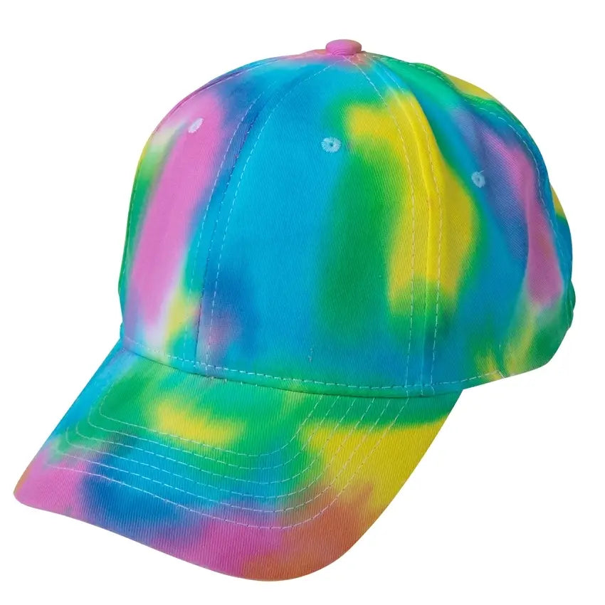 Tie-Dye Hat with Watercolor Brushes