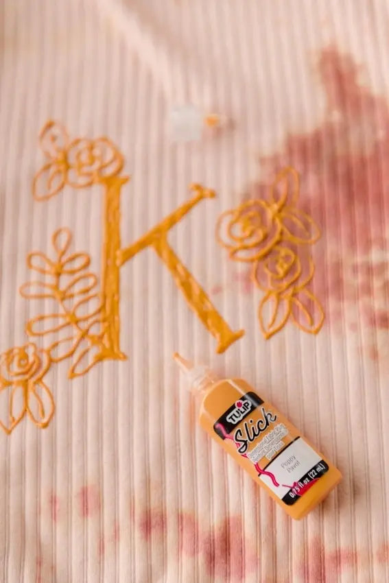 Use Puff Paint to create personalized monograms
