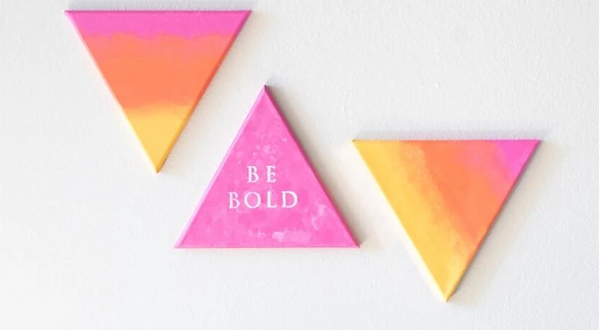 Be Bold Gradient Canvases