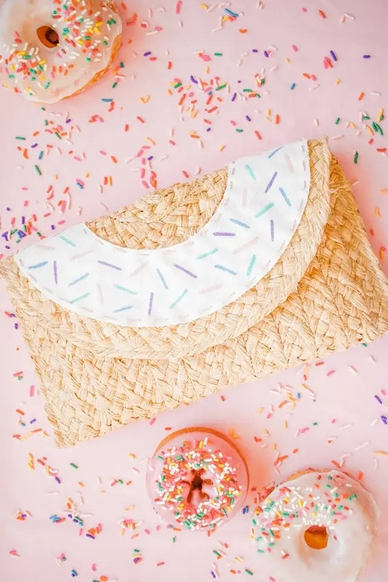DIY Donut Clutch with Fabric Markers