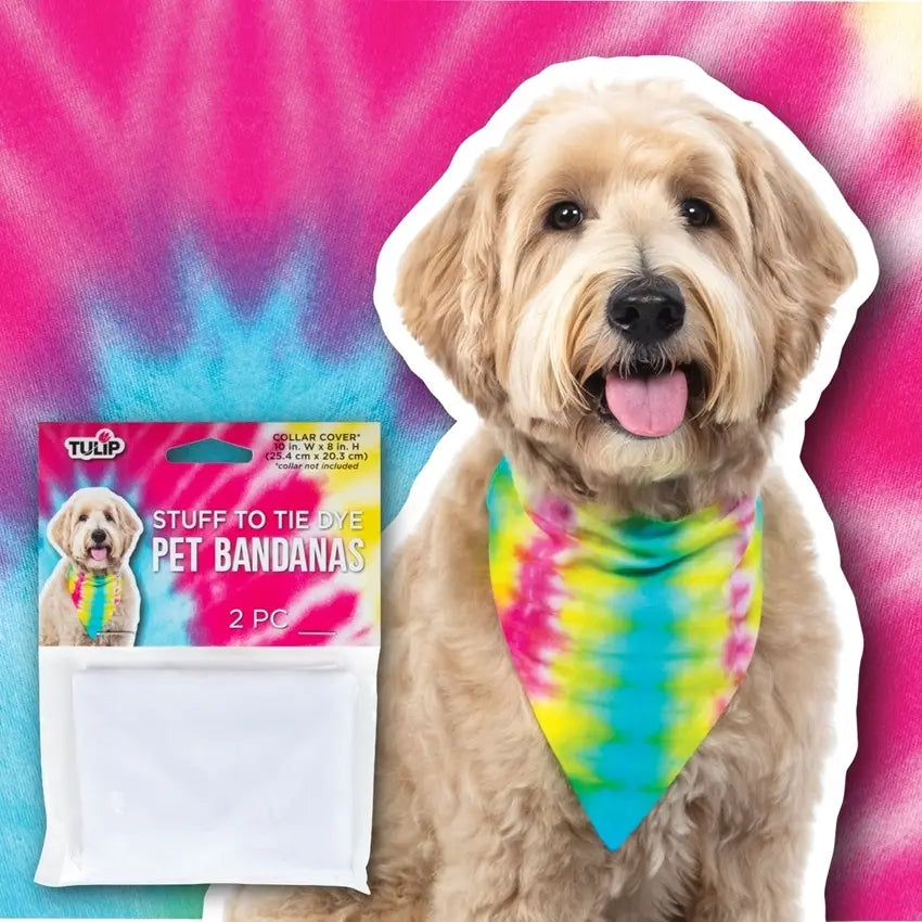 Tie-Dyed Pet Bandana