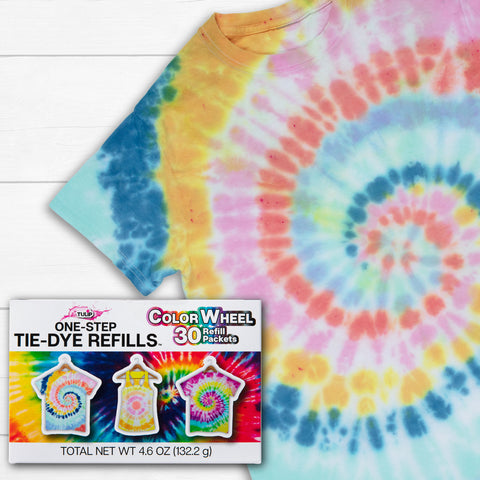 Tulip One-Step Tie-Dye Refills in Color Wheel