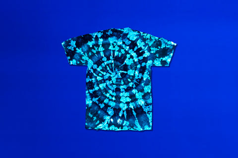 Glowing tie dye with the Tulip Cosmic Glow-in-the-Dark Tie-Dye Kit