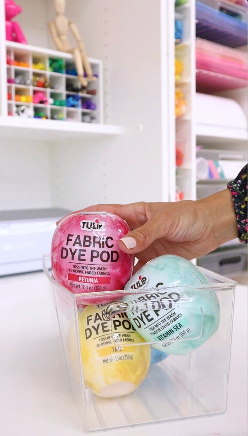 Supplies for Easy Fabric Dye Refresh