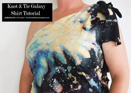 Knot And Tie Galaxy Shirt Tutorial