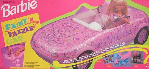 Barbie For Girls Peelable Paint w/Glitter Vintage 1994 Sealed Arts & Crafts  Kit