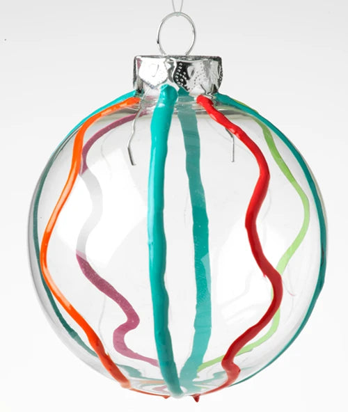 DIY Christmas Ornaments Puffy Paint Craft