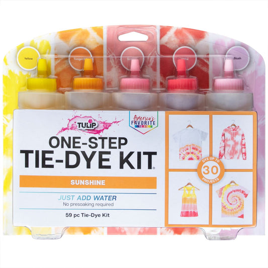 Tulip One-Step Tie-Dye Spin Art Kit, Fashion DIY with Fabric Dye, Fun Activity for All, Vibrant Classic Colors, Kids Age 8+