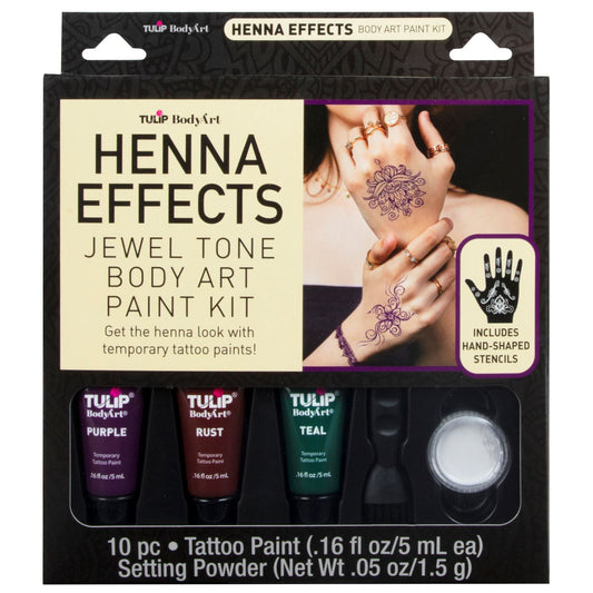 Pre-made Henna Body Art Kit for Kids