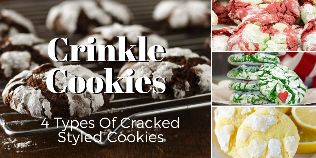 crinkle cracked Christmas cookies