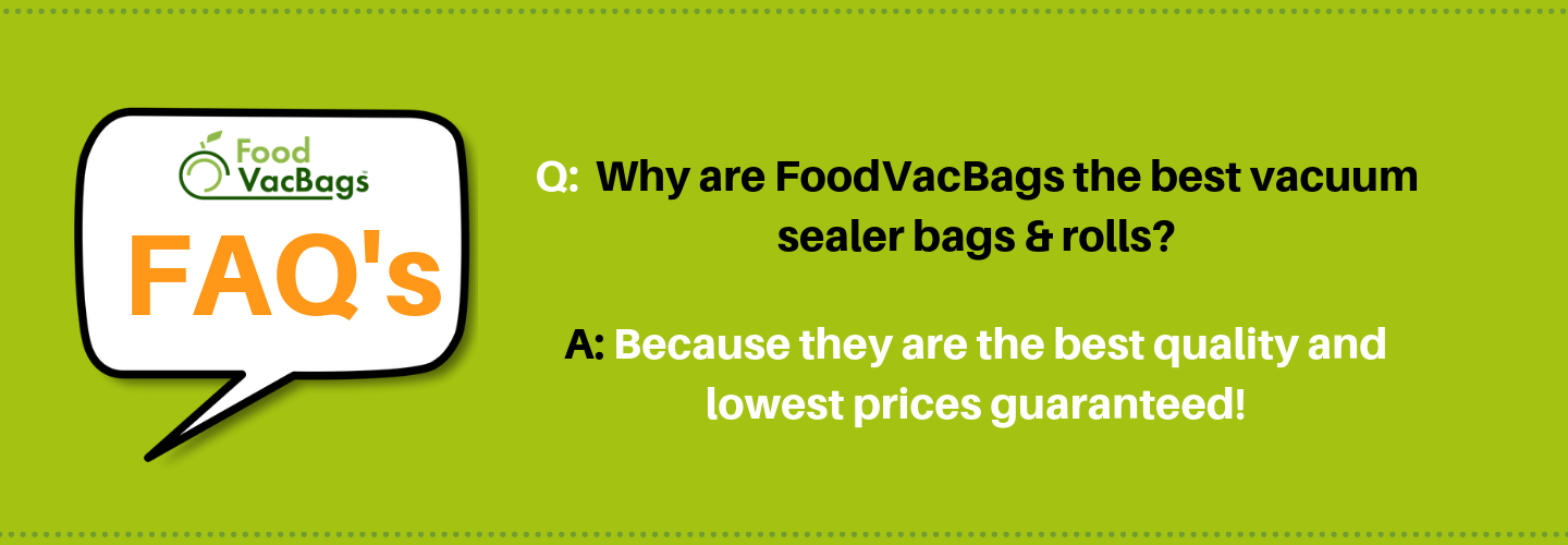 FoodVacBags 11'' x 50' Gusseted Expandable Vacuum Sealer Roll - Commercial  Grade for Large Roasts, Casseroles, or Game - Extra-Wide Food Saver Bag Roll  for Sous Vide and Food Storage 