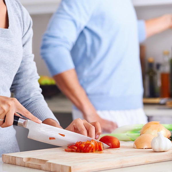 Couple cooking