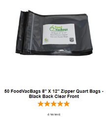 vacuum seal bags zipper holiday food storage