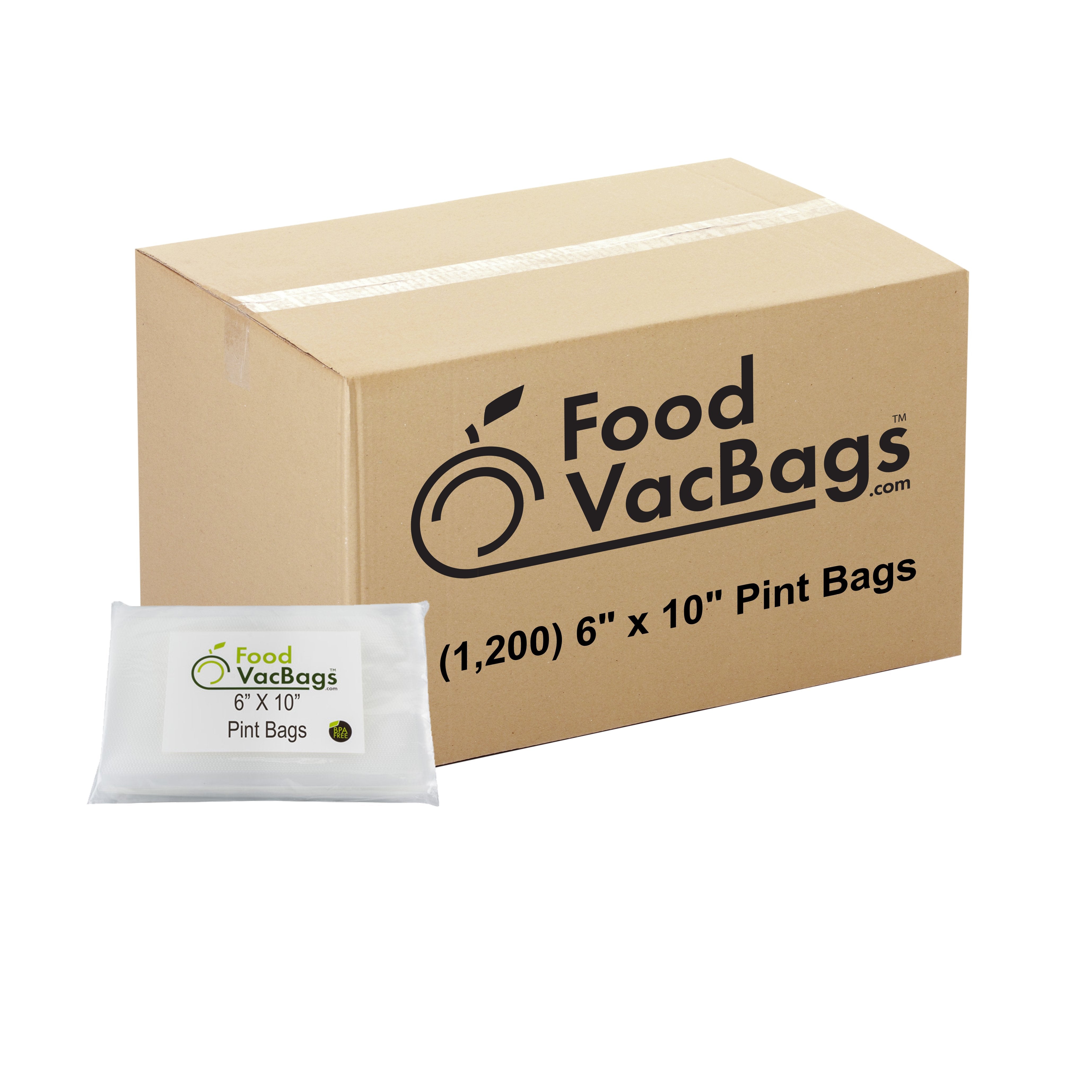 FoodVacBags - 11 inch x 16 inch Liquid Block Gallon Vacuum Seal Bags - 50 Count, Clear