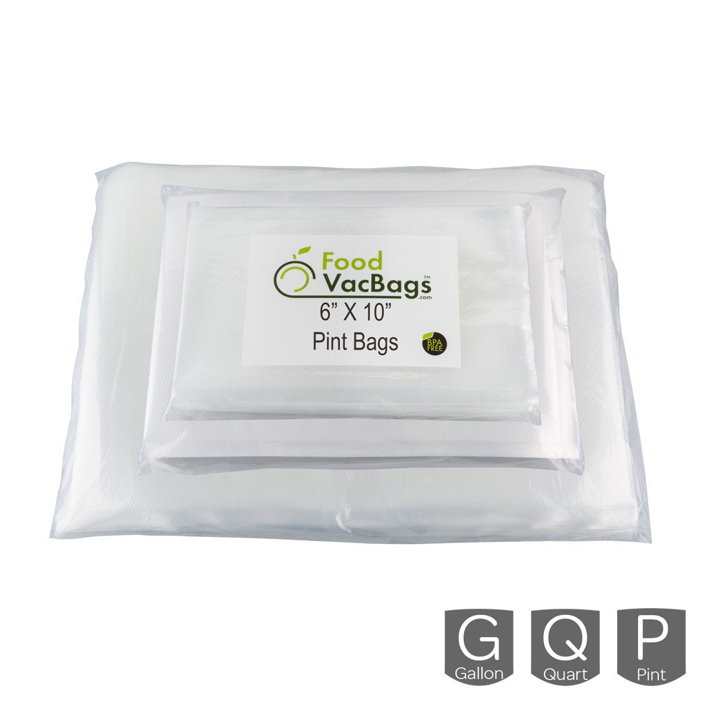 FoodVacBags 50 Quart Zipper Top Vacuum Sealer Bag