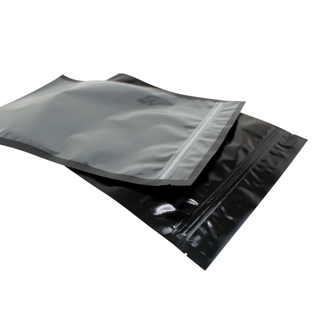 Black Vacuum Seal Zipper Bags - Gallon 11