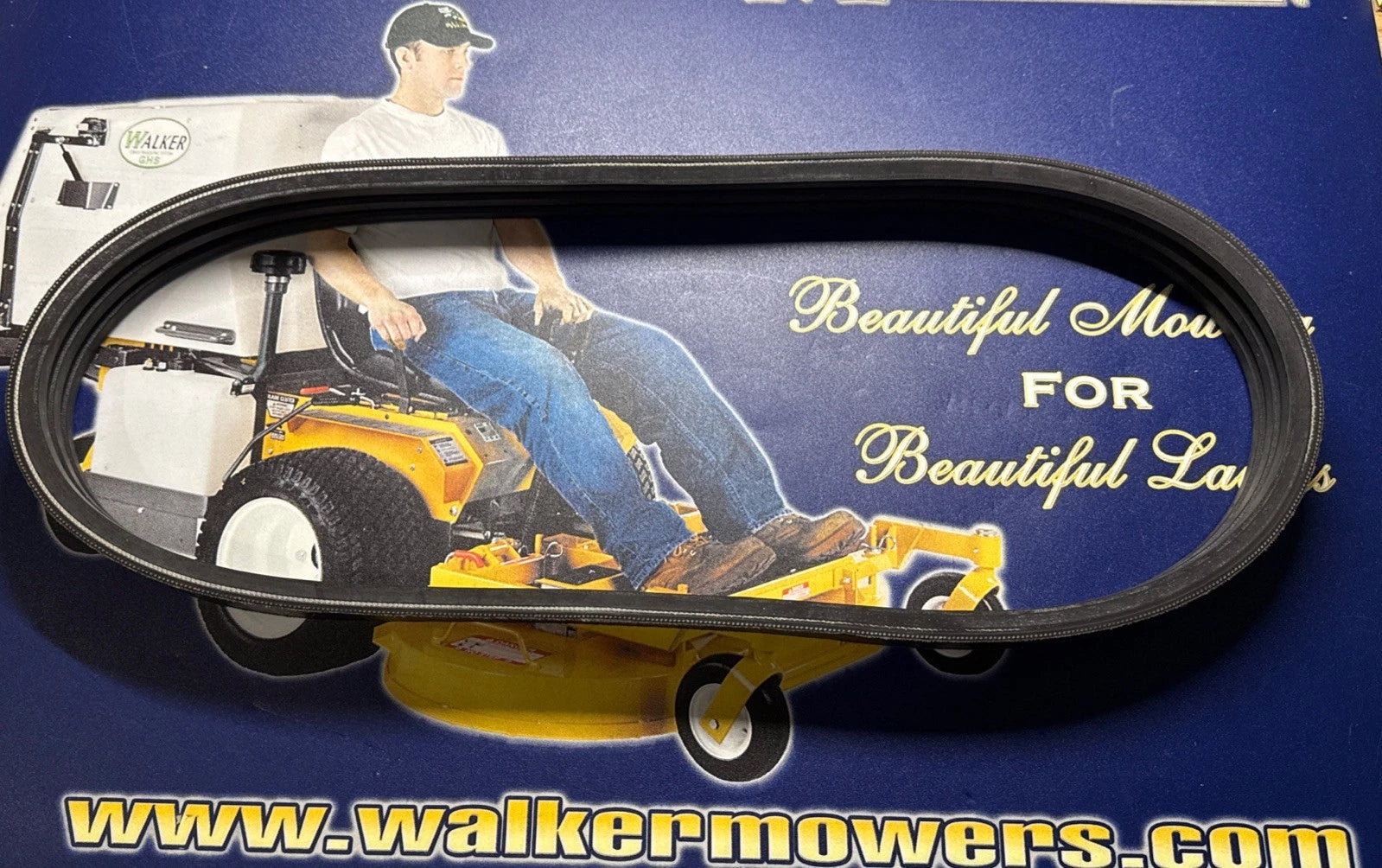 Walker Mower PTO 8230 Belt MADE to OEM Specs