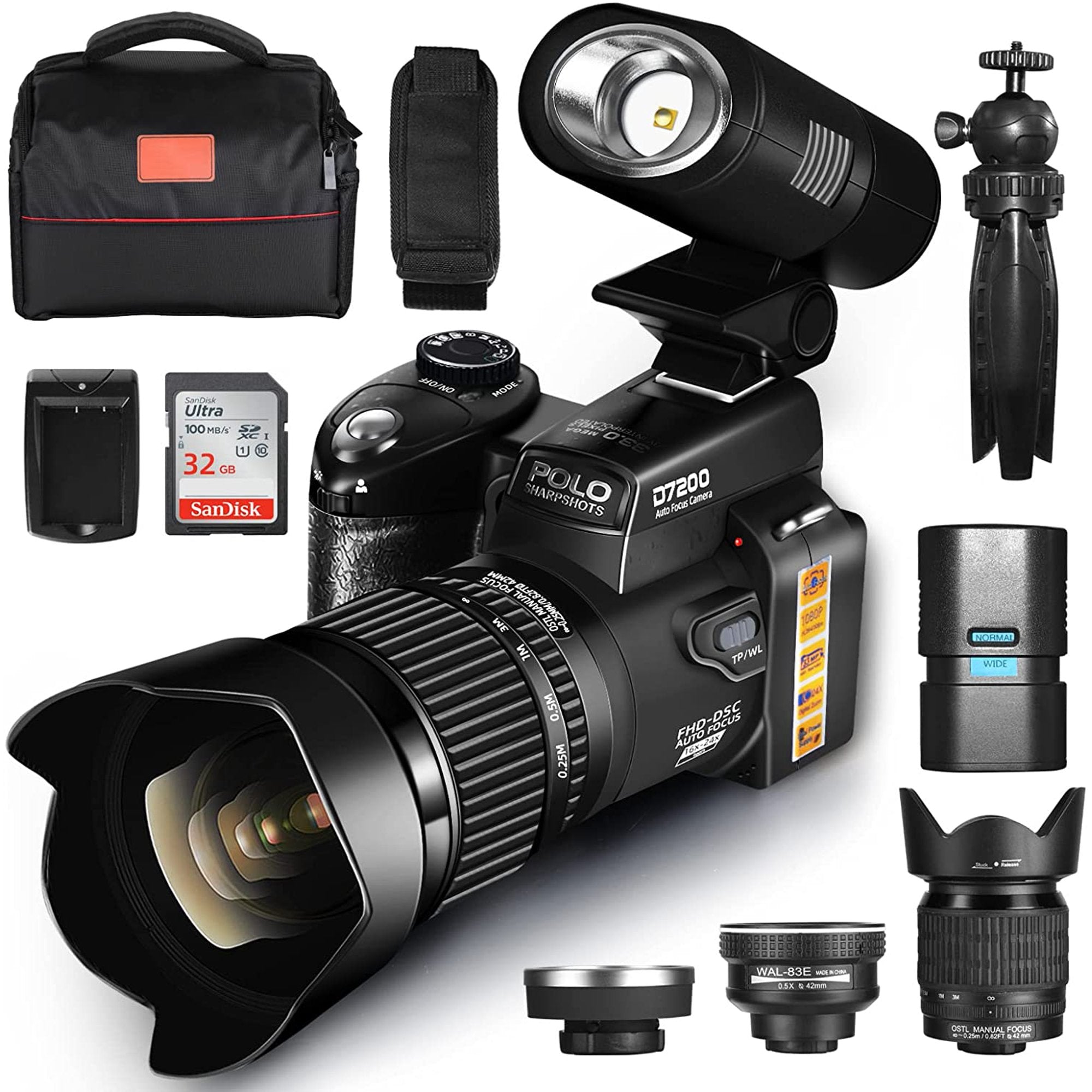 NBD 4K Vlogging Camera 48MP Digital Camera Photography Compact