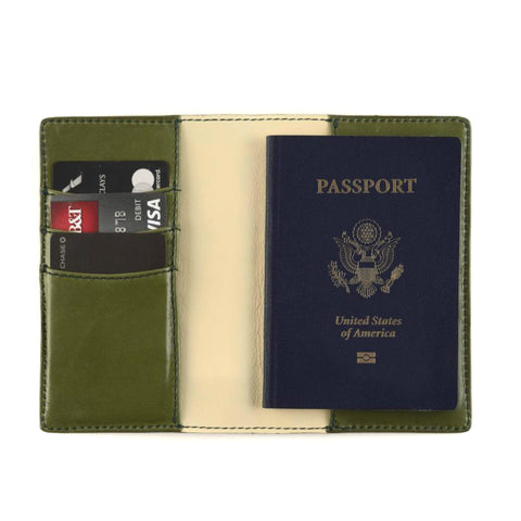 Passport Wallet in Sour Apple