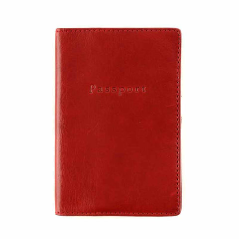 Passport Wallet in Cherry