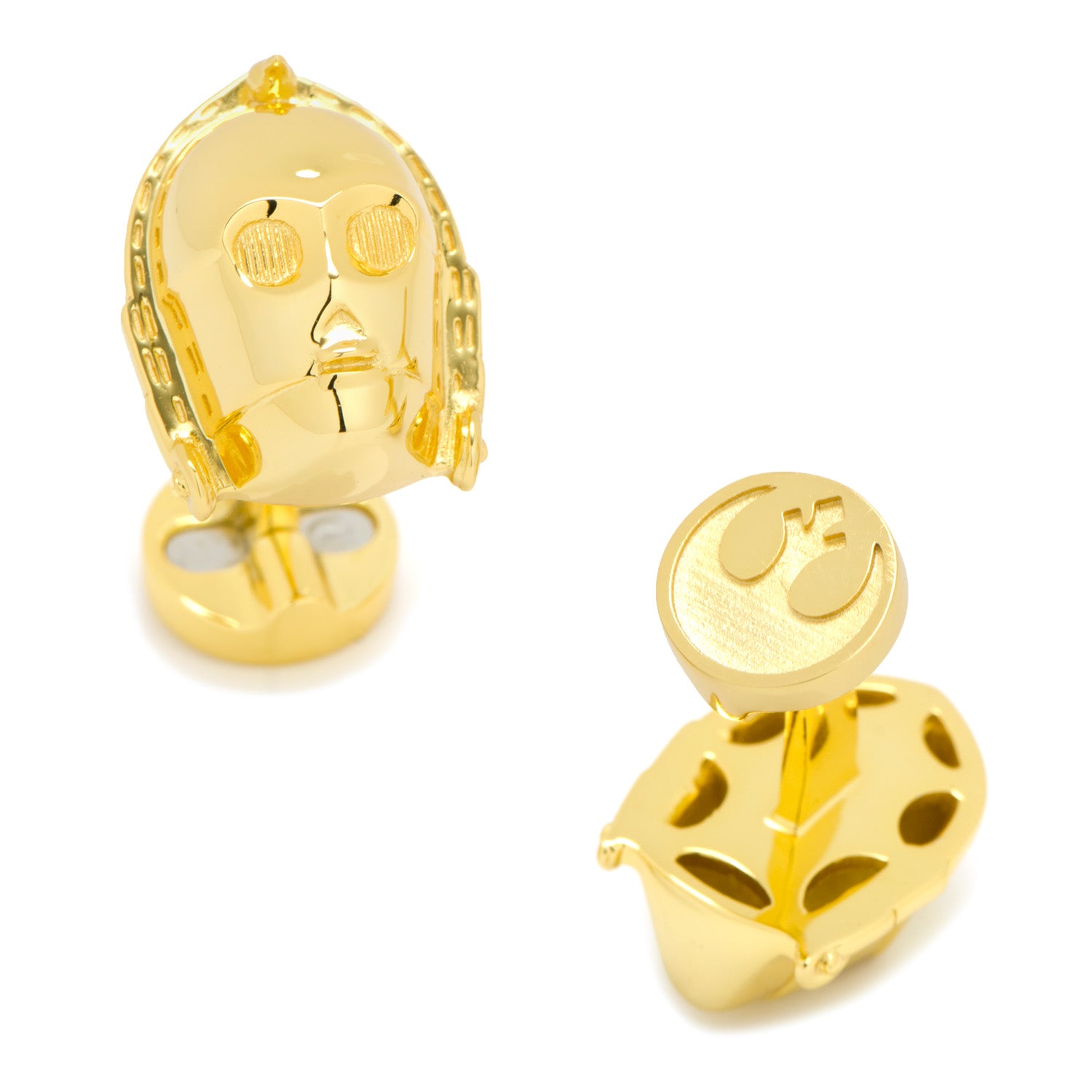 3D C3PO Cufflinks