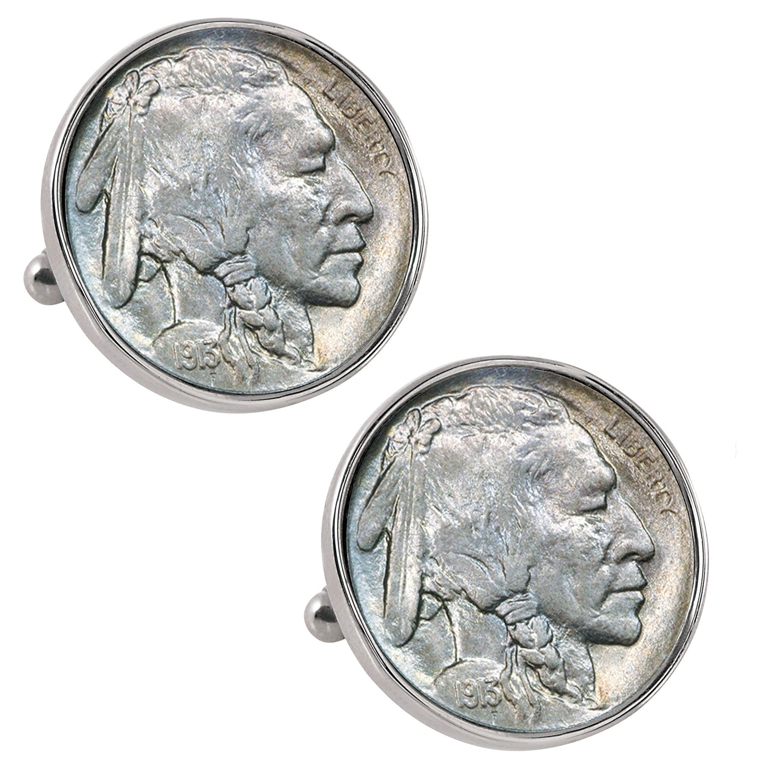 1913 Buffalo Nickel Cufflinks