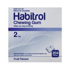 Habitrol Gum 2mg Fruit 204 Piece