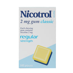 Nicotrol Gum 2mg Classic 105 Piece